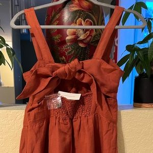 New Maeve by Anthropology Dress Twist-Front open back NWT